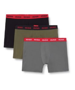 HUGO Boxer Hommes Blanc 100% Coton Grand FormatComfort Hommes Gymnase