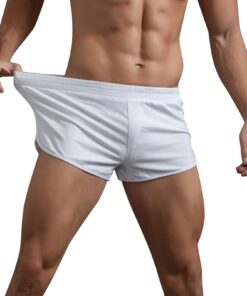 Hommes Boxer Brief Coloris Unique Générique Séchage Rapide Sport Course