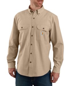 Carhartt Loose Fit Midweight Chambray T-Shirt À Manches Longues Pour Homme En Utilisation Urbaine Fonctionnelle