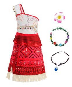 Robe de princesse hawaïenne pour Halloween fille +.taille petite +.événements enfants