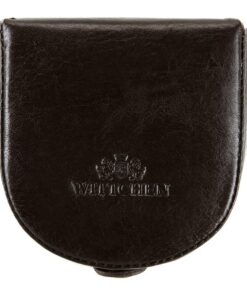 Portefeuille WITTCHEN Marron Cuir de grain 8 x 7.5 cm Collection Italy Noir Événements Forme Robuste