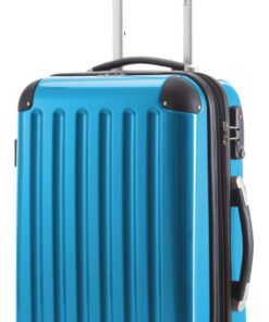 Koffer Hauptstadtkoffer Alex - Valise cabine 55 cm, Valise rigide, 42L, Bleu Cyan