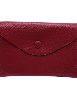 Charmoni Portefeuille Femme Bordeaux Grande Multi Poches -فين Porte-Monnaie Femme en Cuir ave
