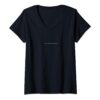 FM London Femme T-shirt amusant pour soirée entre amis T-Shirt avec Col en V