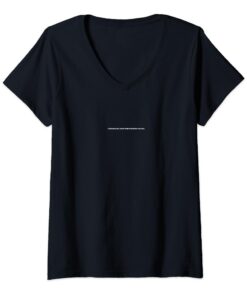 FM London Femme T-shirt amusant pour soirée entre amis T-Shirt avec Col en V