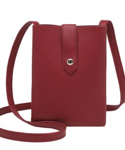 Uwiyo Sac de Téléphone Portable Femme en Cuir PU Crossbody Portefeuille Mini Sac à Main Femme