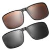 SLAXJN&EANCLÉ Lunettes De Soleil À Clip Pour Femmes, Lunettes De Soleil D'Extérieur De Protection Solaire, Lunettes De S