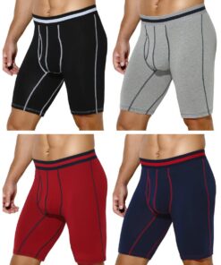 Boxer_hommes_long_doux_coton_stretch_sport_france(L-3XL) Boxer_hommes_long_doux_coton_stretch_sports sous-vêtements_fran