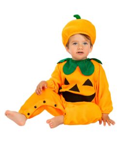 Funidelia Déguisement de Citrouille pour Petit Enfant avec Combinaison et Bonnet, Tenue Halloween et Carnaval, Grande Co