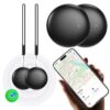 Traceurs Localisateurs d'Objets Smart Tracker Tag - Batterie Remplaçable, Compatible iOS 1|5+, Traceur pour Clés/Valise/