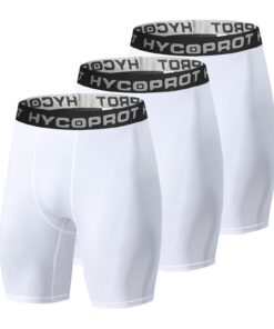 HYCOPROT Shorts de Compression pour Homme, Respirant et à Séchage Rapide, Idéal pour la Course à Pied, Qualité Garantie