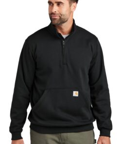 Titre SEO.optimisé : Carhartt Sweatshirt Loose Fit Midweight Homme Quarter-Zip Mock-Neck Survêtement Hiver