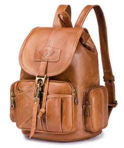 Sac à main SPAHER Femme Étanche pour Loisir en Cuir PU Marron