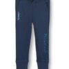 Tommy Hilfiger Sweatpants pour Enfants avec Étincelles Métaux,Métallique Élégant Pantalon Noir pour Garçons, Pantalons d