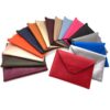Charmoni Porte-Papiers Voiture En Cuir Noir - Forme Enveloppe - Idéal Pour Permis, Carte Grise, Assurance et Identité -