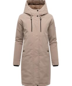 Navahoo Manteau long d'hiver chaud pour femme avec capuche danse grêle S à XL