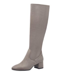 Tamaris Femme 1-25541-43 Bottes Haute Jusqu'au Genou pour Femmes, Chic et Confortables en Cuir, parfaite pour l'Hiver, T