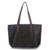 Octwine Grand sac à main en cuir noir pour femme, sac de week-end, grand sac à bandoulière pour femme