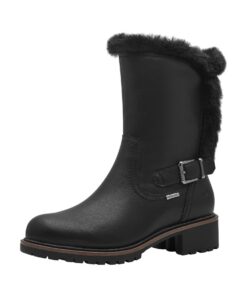 Tamaris Femme 1-26484-43 Botte Tendance Élégantepour Femmes en Saison Hivernaleavec Chauffe-Pieds en Tissu de Qualité