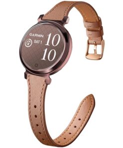 Bracelet cuir véritable Garmin Lily 2 femmes 14mm tendance