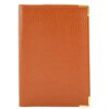 Charmoni Porte Cartes Voiture Cuir Orange pour Permis Identité Assurance