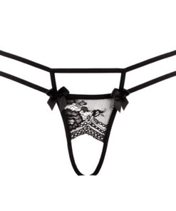Axami V-5808 Corona Australe Sexy String Noir XL - Premium Qualité UE, Mode Élégante, Parfaite pour Sortie