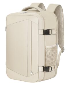 Sac à dos de voyage KIRFEIHT pour Ryanair - Sacoche pour ordinateur portable - Beige Sac à dos de voyage KIRFEIHT pour