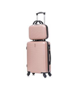 CELIMS Valise Cabine Voyage en Rose Gold pour Enfant, Légère et Rigide, Approuvée par 100+ Compagnies Aériennes