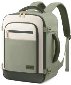 LOVEVOOK Ryanair Bagage à main pour femme - 40 x 20 x 25 cm | Sac à dos de voyage avec compartiment pour ordinateur port
