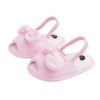 Chaussures d'apprentissage Gyaimxfu pour bébé respirantes et antidérapantes - Pieds nus - Rose Bonbon - 22 EU