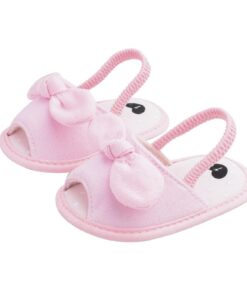 Chaussures d'apprentissage Gyaimxfu pour bébé respirantes et antidérapantes - Pieds nus - Rose Bonbon - 22 EU