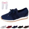 Behound Femmes Sneakers Volatile Tissus Orthopédiques Respirables, Chaussures de Marche Confortables et Porter Faciles p
