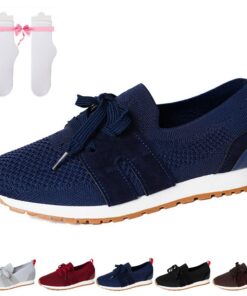 Behound Femmes Sneakers Volatile Tissus Orthopédiques Respirables, Chaussures de Marche Confortables et Porter Faciles p