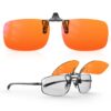 Goiteia Lunettes à clipser FL-Rose contre la migraine pour hommes et femmes souffrant d'éblouissement/photophobie des LE