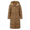 Veste d'hiver généreuse Femme - Capuche unie - Longueur moyenne - En coton épais