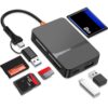 Lecteur SD 6 en 1 USB |0 & C Multifonction pour iPhone, MacBook et iPad Compatible avec PC