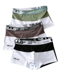 KATIAK Boxers Homme Confortables en Coton M-3XL 3 Paquets Bosch Réconfortables Pour Hommes '(50-60Kg)'