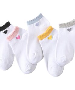 Chaussettes Antibdepsant Blancs Femmes Lot 47 Amour Été Confortables Lot 35-38 De Contention Invisibles Non