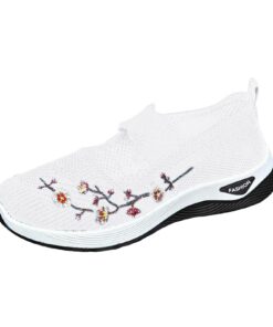 ErgoStepia Baskets orthopédiques confort pour femme - Respirantes, antidérapantes et confortables, semelle souple intéri