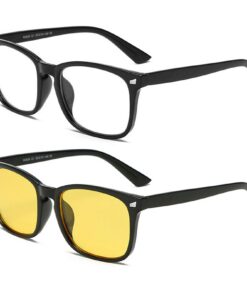 UILYNIU Lunettes Bloquant la Lumière Bleue 2 Pièces pour Femme et Homme, Protège vos Yeux de la Lumière Bleue, Idéales p