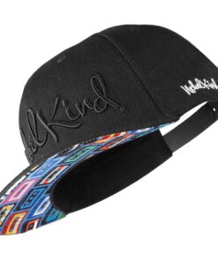 Nebelkind Casquette Snapback Unisex - Noir Réglable pour Homme/Femme - Style Streetwear Haut de Gamme