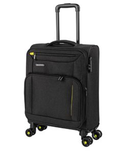 Valise cabine JASLEN légère et résistante pour voyages courts, Noir