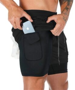 Shorts de fitness Superora Homme Élastique et Confortable Multifonctionnels Taille Élastique