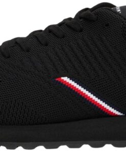 Tommy Hilfiger Homme New Runner Basquette Knitr Corpo Chaussures FM0FM05648 Homme Mode Sport Mode FootwearComfort Confor