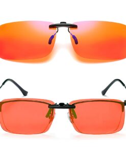 Lunettes à clip anti-lumière bleue hautes protections pour jeux vidéo et e-sports, protège vos yeux avec le clip haute p