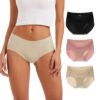 INNERSY Culotte Sans Couture Femme Léger Slip Invisible Microfibre Stretch OEKO-TEX Lot de 3 3-Pack Microfibre Sport All