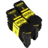 Nakloe - Chaussettes de travail homme en coton renforcé - Lot de 10 paires -כה shlal 10 paire - Chaussettes de travail p