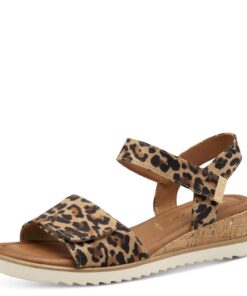 Tamaris Damen 1-28118-44 Sandale caleFemme + ebony + femme + été + confort + semelle en caoutchouc + 35EU