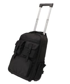 SENECESLI Sac de Voyage à Vide 30L à Roues, Sac à Dos Roulant Étanche avec Pompe à Air et Sac Joint Amovible, Sac pour O
