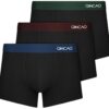 QINCAO Boxer Coton Confortables Respirants Calecons HommeOEKO-TEX STANDARD 100 Voyages Étiquettes Supprimés